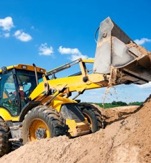 excavating